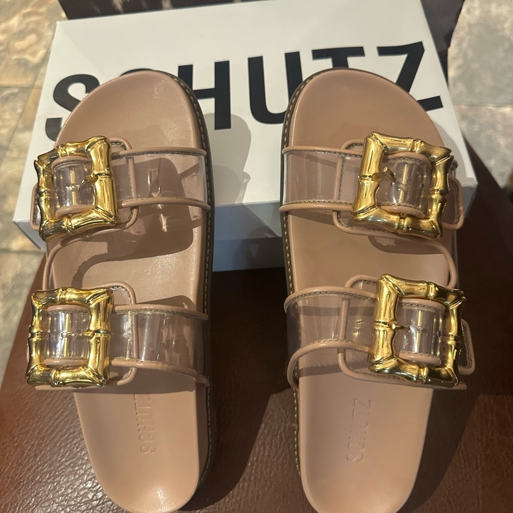 NEW SCHUTZ Enola Vinyl Sandal, brand new with box, size 8.5